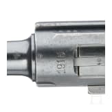 A Luger pistol by DWM, 1915, with holster