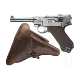 Pistole 08, DWM 1915, mit Koffertasche