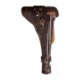 An Artillery Luger by DWM, 1915, with shoulder stock and holster