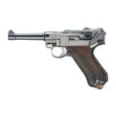 A Luger pistol by DWM, 1916, sniper group of a machine gun company