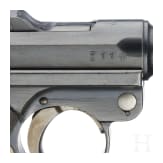 A Luger pistol by DWM, 1917, with holster