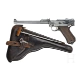 An Artillery Luger by DWM, 1917, with holster