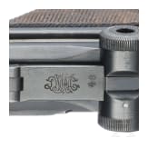 An Artillery Luger by DWM, 1917, with holster