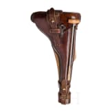An Artillery Luger by DWM, 1917, with holster and shoulder stock