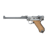 An Artillery Luger by DWM, 1917, with shoulder stock and holser