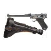 A Artillery Luger by DWM, 1917, with holster and shoulder stock