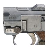 A Luger Pistol by DWM, 1918, with holster