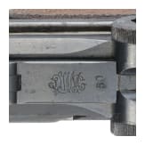 A Luger Pistol by DWM, 1918, with holster