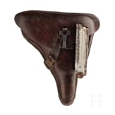 A Luger Pistol by DWM, 1918, with holster