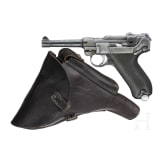 A Luger pistol by DWM, 1920/1910, Reichswehr, holster