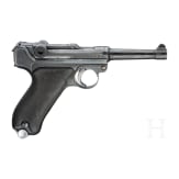 A Luger pistol by DWM, 1920/1910, Reichswehr, holster