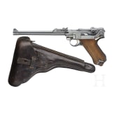 An Artillery Luger by DWM, 1917/1920, with holster, Weimar, Kriegsmarine