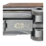An Artillery Luger by DWM, 1917/1920, with holster, Weimar, Kriegsmarine