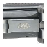 A Luger pistol by DWM, Weimar Alphabet, Navy, with holster