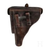 A Luger pistol Mod. 06 by DWM, Weimar Rework, Marine, Berlin police, holster with matching number