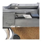 A Luger pistol Mod. 06 by DWM, Weimar Rework, Marine, Berlin police, holster with matching number