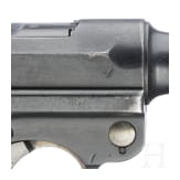 A Luger pistol Mod. 06 by DWM, Weimar Rework, Marine, Berlin police, holster with matching number