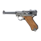 A Luger pistol Mod. 06 by DWM, Weimar Rework, Marine, Berlin police, holster with matching number