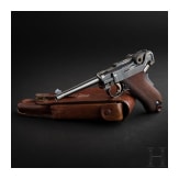 A Luger pistol Mod. 1906, Bulgarian contract, with holster and spare mag