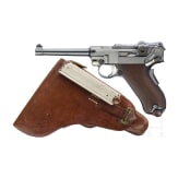 A Luger pistol Mod. 1906, Bulgarian contract, with holster and spare mag