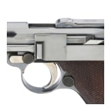 A Luger Parabellum Mod. 1900, Chilean 2nd trials model with fixed rear sights, shoulder board and holster