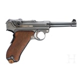A Luger pistol by DWM, Mod. 1906 / "Mod. 11 Dutch East India Army", 1928 contract, with holster and double magazine pouch