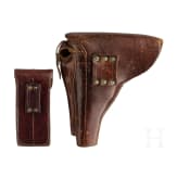 A Luger pistol by DWM, Mod. 1906 / "Mod. 11 Dutch East India Army", 1928 contract, with holster and double magazine pouch