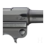 Pistole 08, DWM, Sneak (Riff-Kontrakt), Landj&auml;gerei, mit Koffertasche