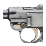 A Luger pistol Mod. 1900/06 by DWM, with holster, Swiss ordnance
