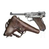 Parabellum Mod. 1900/06, DWM, CH-Ordonnanz, mit Futteral