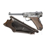 A Luger pistol Mod. 1900 by DWM, American Eagle, with "Ideal" shoulder stock/holster