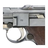 An Artillery Luger by DWM, 1923, Stoeger (3-lines), with holster, USA