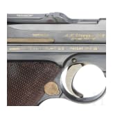 An Artillery Luger by DWM, 1923, Stoeger (3-lines), with holster, USA