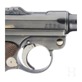 A Luger pistol by Erfurt, 1911, with holster