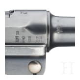 A Luger pistol by Erfurt, 1912, no hold-open