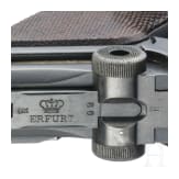 A Luger pistol by Erfurt, 1912, no hold-open