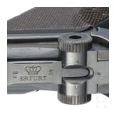 A Luger pistol by Erfurt, 1912