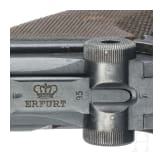 A Luger pistol by Erfurt, 1912