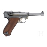 Pistole 08, Erfurt 1912, mit Koffertasche