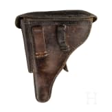 A Luger pistol by Erfurt, 1912, EWB, with holster