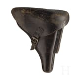 A Luger pistol by Erfurt, 1912, EWB, with holster