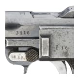 A Luger pistol by Erfurt, 1913, with holster