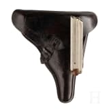 A Luger pistol by Erfurt, 1913, with holster