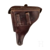 Pistole 08, Erfurt 1913, Simson-Rework, Landj&auml;gerei, mit Koffertasche