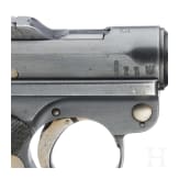 Pistole 08, Erfurt 1913, Simson-Rework, Landj&auml;gerei, mit Koffertasche