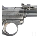 An Artillery Luger by Erfurt, 1914, with holster and shoulder stock