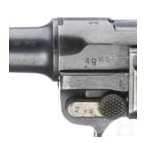 A Luger pistol by Erfurt, 1917, machine-gun brigade