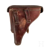 A Luger pistol by Erfurt, 1917, with holster