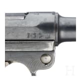 A Luger pistol by Erfurt, 1917, with holster