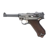 A Luger pistol by Erfurt, 1917, with holster